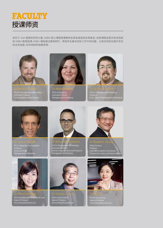 美國北阿拉巴馬大學EMBA招生冊